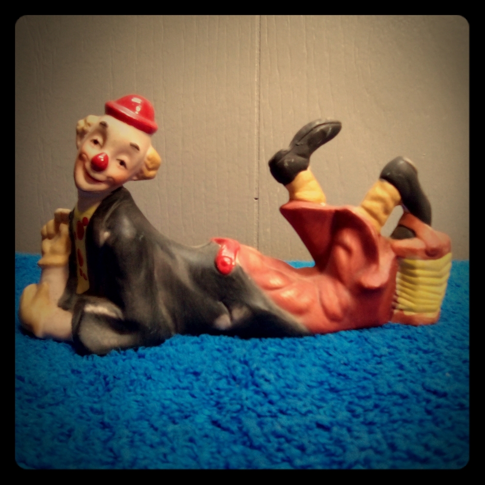 RARE clown figurine